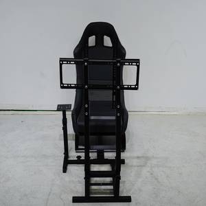 Wholesale Racing Simulator Bracket Game Seat <strong>Steering</strong> <strong>Wheel</strong> Stand Folding E-Sports Chair <strong>Set</strong> - Product Image 5