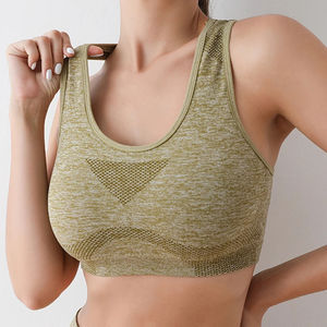 Women Sports <b>Bras</b> Yoga <b>Top</b> <b>Vest</b> High Shockproof Quick-drying Yoga Gym Running Fitness Underwear Ladies Seamless Sportswear - Product Image 2