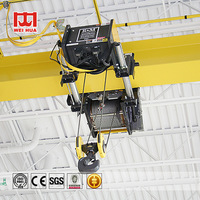 Pont roulant monopoutre européen 5t 10t 12.5t pour entrepôt, usine sidérurgique, équipement de manutention de matériaux industriels