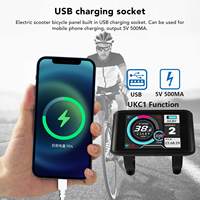 Kit de Conversión Completo para Bicicleta Eléctrica de 72V 10000W con Pantalla a Color UKC1 para Bicicleta de Montaña y Motocicleta Todoterreno