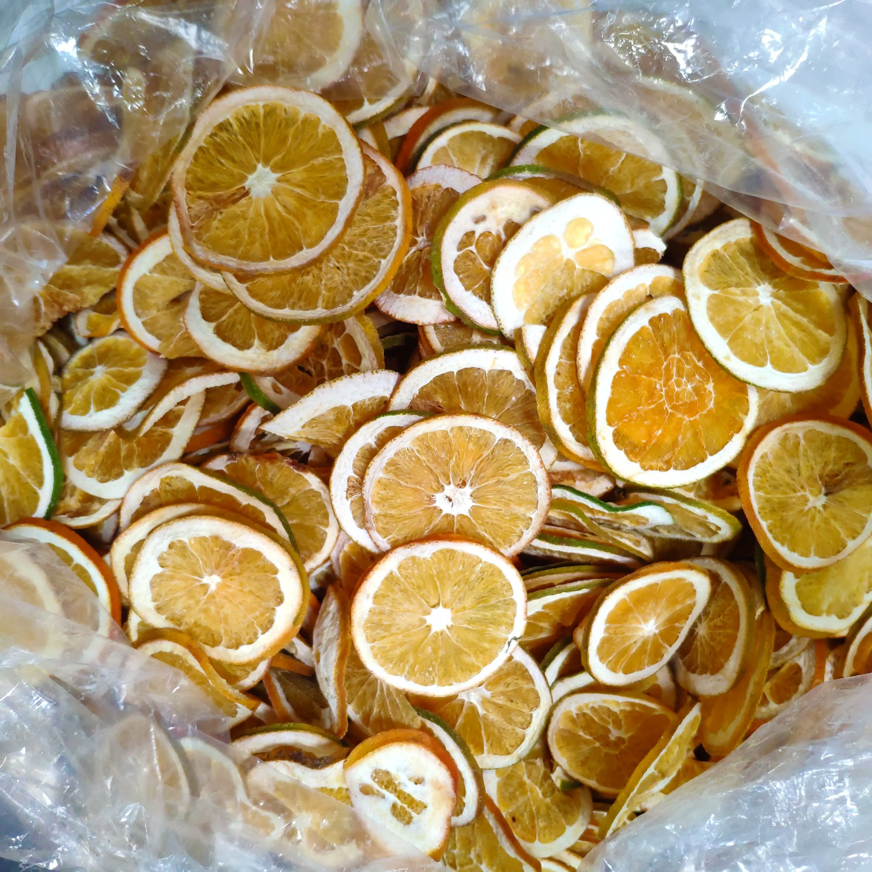 प्राकृतिक चीनी सूखे फल यूरोपीय संघ के मानक फल चाय Honeysweet सूखे नारंगी फल स्लाइस