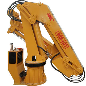 Chinesische Fabrik Schiffs kran 5 Tonnen <span class=keywords><strong>Marine</strong></span> Deck Kran Boot Heb ekrane - Product Image 3
