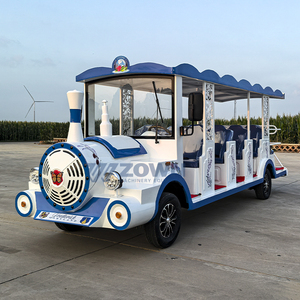 รถบัสไฟฟ้าพลังงานใหม่สีสันปรับแต่งได้ สไตล์การ์ตูน ดีไซน์สร้างสรรค์ สำหรับการท่องเที่ยวในรีสอร์ท ขายตรงจากโรงงาน - Product Image 3