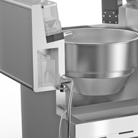Robot Masak Otomatis Komersial Elektromagnetik Wajan Penggorengan Berputar Otomatis Penuh Kontrol Layar Digital Cerdas
