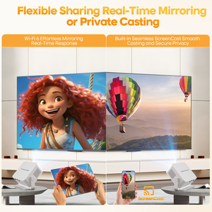 Nuevo Proyector Magcubic HY300Max Mejorado, Nativo 720P HD, Compatible con 8K, Autoenfoque y WiFi, Mini Portátil para Casa y Exteriores - Product Image 3