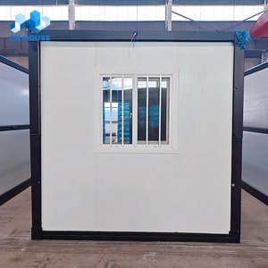 Maison conteneur pliable préfabriquée, modulaire, <span class=keywords><strong>portable</strong></span>, économique, pour camping, bureau ou habitation compacte, avec toilettes - Product Image 3