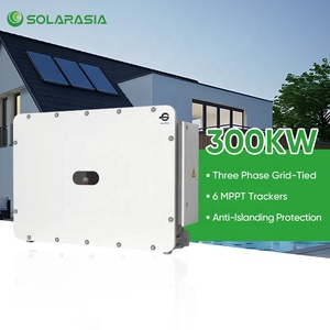 Inversores Solares Híbridos Inteligentes Trifásicos de Alta Frecuencia de 300kw 330kw Comerciales MPPT para Sistemas Solares - Product Image 2
