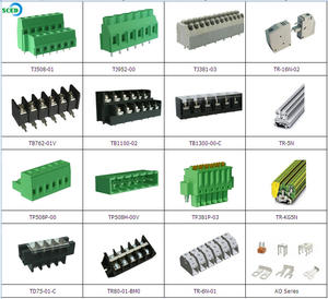 El bloque de terminales de la serie SCEDTR puede combinarse para ser cualquier posición 26-8 AWG M4 Din Rail Terminal Block - Product Image 6