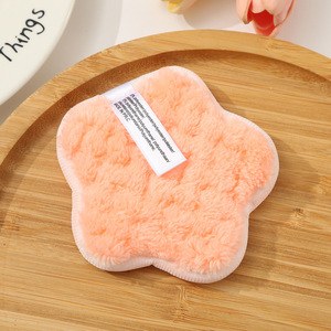 Longue fibre réutilisable <span class=keywords><strong>démaquillant</strong></span> éponge nettoyage du visage <span class=keywords><strong>microfibre</strong></span> <span class=keywords><strong>démaquillant</strong></span> tampons pour le lavage du visage - Product Image 6