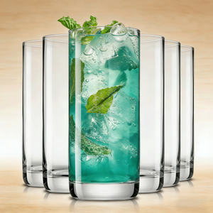 أكواب هاي بول أنيقة مثالية للموهيتو والكوكتيلات والشرب اليومي في المطبخ - Product Image 1