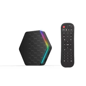 Venta al por mayor de fábrica HD Smart Box TV Android 12 128G Quadcore H618 2,4G 5G WiFi streaming TV box