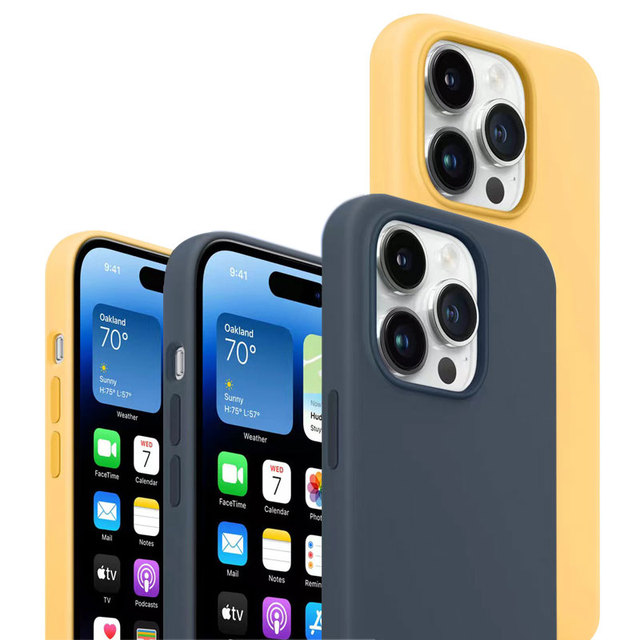 Soft Silicone Slim Rubber Bumper Anti-fall Shockproof Mobile Phone Protector Case Cover for iPhone 12 13 14 15 16 Plus Pro Max