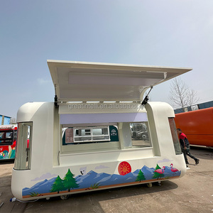 Remorque alimentaire Intelli Coffee avec équipement de cuisine complet, chariot BBQ, camion de vente mobile commercial sur roues pour snacks, hot-dogs et frites - Product Image 3