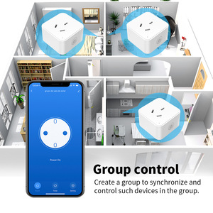 Prise intelligente WiFi ou Zigbee GIET <span class=keywords><strong>Argentine</strong></span> Graffiti, télécommande pour maison intelligente Alexa, matériau cuivre et ABS - Product Image 2