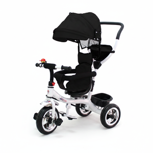 Triciclo nero dei bambini con la copertura 1PCS/cartone - Product Image 2