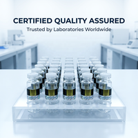 Étiquettes adhésives holographiques écologiques en PET imperméables avec logo personnalisé imprimé pour l'emballage de flacons de 10 ml, poudre de peptide