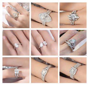 แหวนแฟชั่นเครื่องประดั<span class=keywords><strong>บ</strong></span> 10 กรัม แหวนตราประทั<span class=keywords><strong>บ</strong></span>ผู้ชาย แหวนคู่รักสไตล์ตุรกีสำหรับผู้หญิง แหวนแต่งงาน <span class=keywords><strong>2</strong></span> แถวประดั<span class=keywords><strong>บ</strong></span>เพชรโมอิสซาไนต์ - Product Image 6