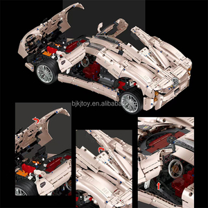 Jie Star Jj9210 2025 Car Series Utopian Super Racing Modèle d'assemblage haute difficulté Cadeau de vacances 3428pcs Ensembles de blocs de construction - Product Image 3