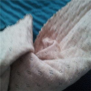 Tùy chỉnh đôi bên bông lớp vải đan đôi lớp bông kết nối bông vải pointerlle lớp vải dệt kim - Product Image 6