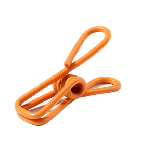 Pinces à Linge Colorées Antidérapantes Antirouille et Résistantes au Vent, Clips Polyvalents en Fil Métallique Gainé de <span class=keywords><strong>Plastique</strong></span>, Accessoires pour Cintres - Product Image 4
