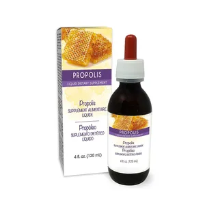 Private Label Healthcare Propolis Extract Rich Flavonoids Honey 30ml Novo Mel 11% Extract Brazilian Green Propolis drops