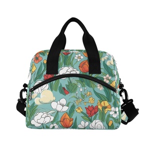 Customized Print Lunch Cooler Bag Thermal Lunch Box Simple Insulated Cooler Bags - Product Image 2