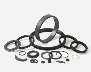 Professionele Carbon Grafiet Gevulde Ptfe Back-Up Ring Compressor Cilinder Onderdelen Slijtage Ring