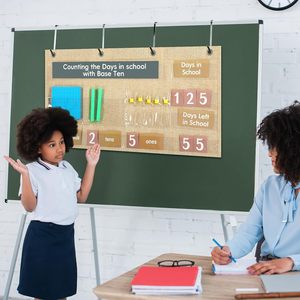 Tabla de Bolsillo para Contar Días, Herramienta de Matemáticas para el Aula, con Valor Posicional en Base Diez, para la Escuela - Product Image 6