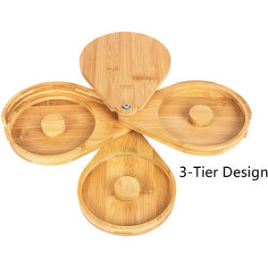 Margarita Salt Rimmer Set Bamboo 3-Ties Cocktail Glass Rimmer, Party Bar Accessoires - Product Image 5