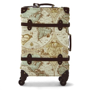 Maletas <span class=keywords><strong>de</strong></span> tamaño <span class=keywords><strong>de</strong></span> embarque personalizadas para hombres y mujeres en todo el mundo Equipaje <span class=keywords><strong>de</strong></span> viaje perfecto con diseño <span class=keywords><strong>de</strong></span> mapa mundial - Product Image 2
