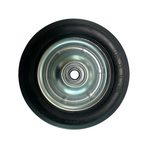 Nouvelle roue industrielle en caoutchouc massif Temple 6021R, type fixe, pour utilisation en machine - Product Image 4