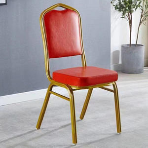 Chaises en fer au design contemporain, durables, légères et à assise confortable pour banquets, hôtels, expositions, mariages et activités de plein air - Product Image 4