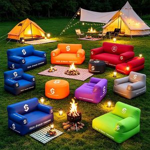 Sillón Inflable Premium Hermético con Logotipo Personalizado, Sofá de Aire Impreso por Sublimación para Exhibiciones, Ferias Comerciales - Product Image 1