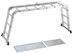 2022ที่มีคุณภาพสูงอลูมิเนียมขนาดเล็กอเนกประสงค์บันไดบานพับขนาดใหญ่4x3ขั้นตอน Lader - Product Image 2