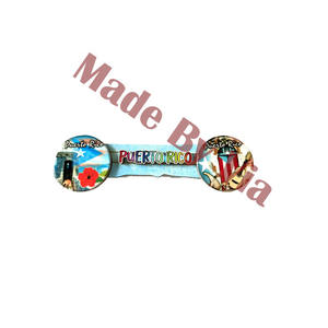 Souvenirs touristiques en bois MDF aimantés pour réfrigérateur en gros de Chine, souvenirs de sites emblématiques en gros, usine de Porto <span class=keywords><strong>Rico</strong></span> - Product Image 4