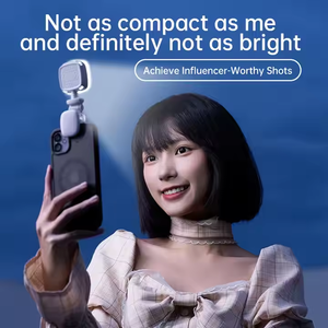 Mini Clip para Teléfono D5, Luz de Relleno HD Recargable, Tres Temperaturas de Color, Brillo Ajustable, 200 mAh, Videoconferencia, Portátil - Product Image 5