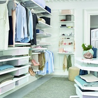 Meubles de chambre à coucher sans portes Systèmes complets de placards muraux