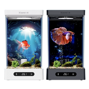 Smart Eco Desktop Office Mini Landschap Visbak Mini Draagbaar Aquarium Aquarium En Accessoires Aquarium Aquarium - Product Image 3