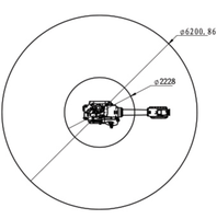 Robot Articulado Multiusos de 6 Ejes para Pulverización, Paletización, Empaquetado y Manipulación de Materiales de Alta Velocidad con PLC y Motor