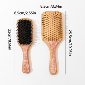 Nuevo parche de ácido acético HONEY, cojín de aire de bambú Natural, peine de masaje, peine antidesprendimiento de pelo liso - Product Image 4