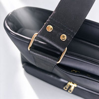 Sac fourre-tout en néoprène personnalisé avec étiquette privée, grande capacité, organiseur pour les mères actives et l'utilisation au bureau, avec sangle