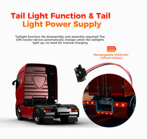 4G <span class=keywords><strong>GPS</strong></span>-трекер для шасси, скрытый, для отслеживания прицепов, со светодиодным задним фонарем, для полуприцепов - Product Image 5