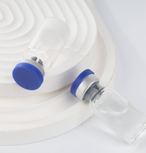 Flacons en verre pour poudre lyophilisée avec bouchons à clapet bleus |   Flacons cosmétiques stériles en vrac avec stock disponible - Product Image 5