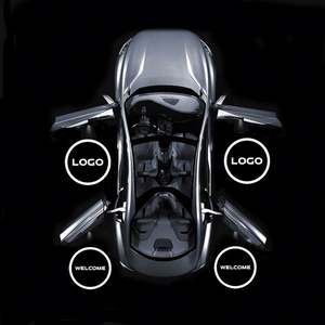 Lumière de Bienvenue pour Porte de Voiture, Projecteur <span class=keywords><strong>LED</strong></span> Laser Logo pour Peugeot <span class=keywords><strong>407</strong></span> 2003-2010 - Product Image 2