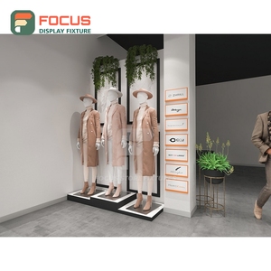 High Quality Store Interior Metal Wall Shelving Project Contractor Apparel Store - Product Image 4