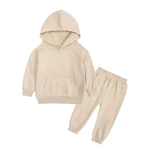 9525 New Winter Herbst Kinder Kleidung Kinder Hoodies Trainings anzug Französisch Terry Spring Kinder Kleinkinder Jogger Kleidung Set