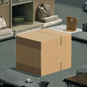 Caja de Embalaje Cuadrada Corrugada de Pared Simple de 20*20*20cm, Económica, con Diseño de Logotipo Personalizado, Cajas Ranuradas para Pañales, Impresión Personalizada - Product Image 3