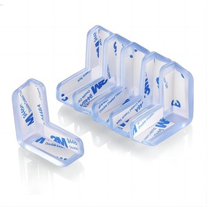 Protezione per angoli di sicurezza per bambini in Silicone a prova di bambino, protezione morbida trasparente per <span class=keywords><strong>scrivania</strong></span>, con bordo e protezioni angolari - Product Image 3