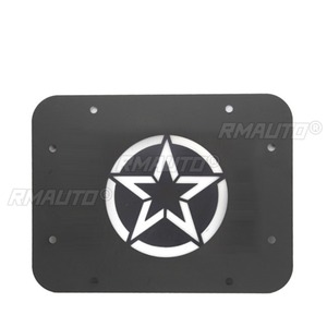 Panneau décoratif de plaque d'immatriculation de hayon pour Jeep JK Wrangler 2007-2017, kit carrosserie, accessoires de voiture - Product Image 6