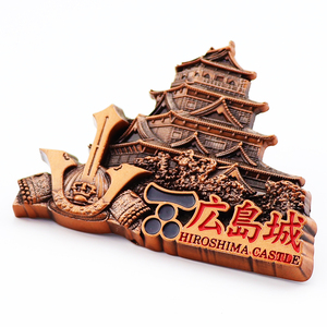 Vente en gros d'aimants de réfrigérateur 3D en métal, souvenirs de la ville d'<span class=keywords><strong>Okinawa</strong></span> au <span class=keywords><strong>Japon</strong></span>, en alliage de zinc, personnalisés - Product Image 2